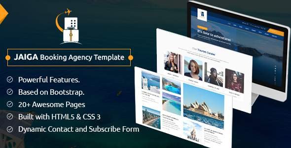 Jaiga - Tour and Travel Booking Agency Template
       TFx Arnie Waylon