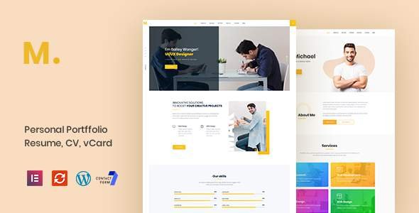 Mak - Personal Portfolio & Resume WordPress Theme
       TFx Lon Tom