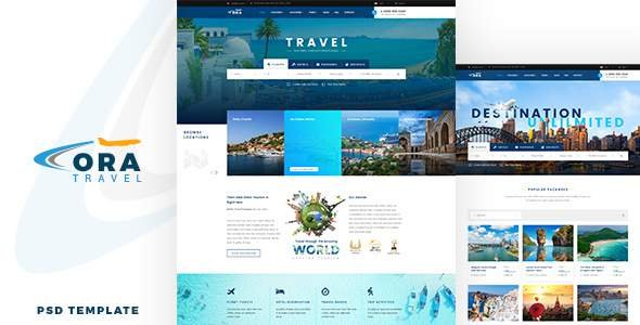 Ora | Travel & Hotel Booking PSD Template
       TFx Vern Montague