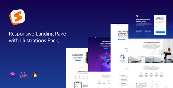 Posty - Responsive Landing Page
       TFx Garfield Darrel