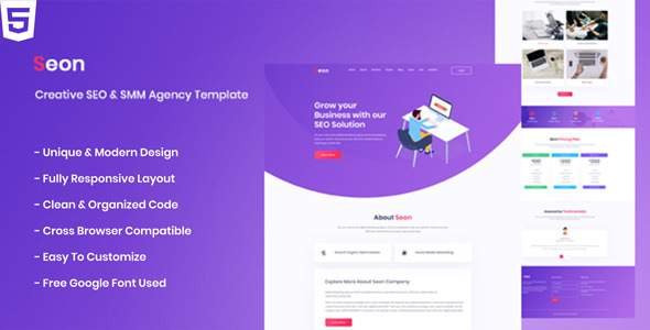 Seon - Creative SEO & SMM Business Agency HTML Template
       TFx Cecil Wilburn