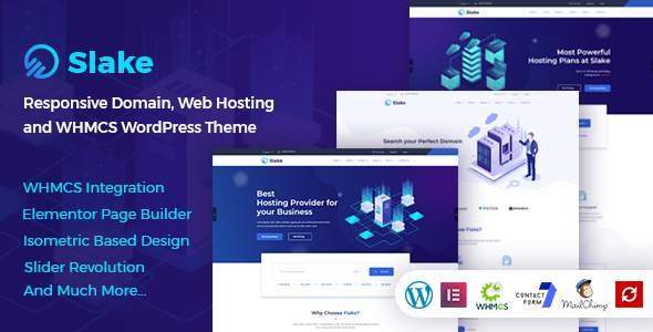 Slake - Responsive Hosting and WHMCS WordPress Theme
       TFx Leon Melville