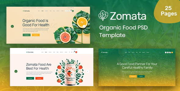 Zomata - Organic PSD Template
       TFx Jonathan Johnnie