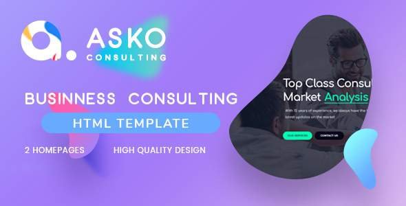 Asko - Multipurpose Business HTML5 Template
       TFx Jon Antinanco
