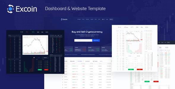 Excoin - Cryptocurrency Trading Dashboard Template
       TFx Titus Ujarak
