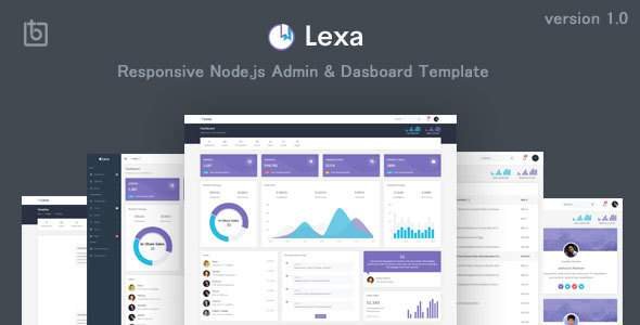 Lexa - Responsive Node.js Admin & Dashboard Template
       TFx Rudolph Putra