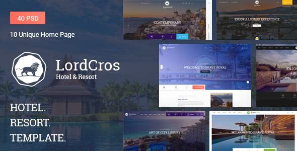 LordCros - Hotel, Resort & Spa PSD Template
       TFx Messiah Lynn
