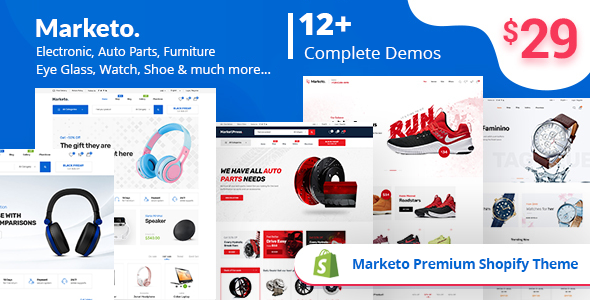 Marketo - eCommerce Shopify Theme
       TFx Timour Damon