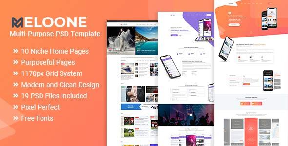 MeloOne - Corporate Multi Purpose PSD Template
       TFx Zarathustra Maynard