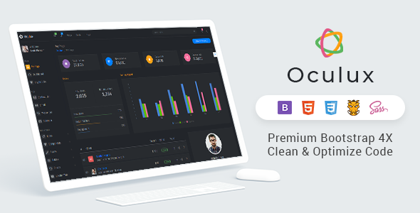 Oculux - Bootstrap 4x Admin Dashboard Clean & Modern ui kit
       TFx Blythe Billy