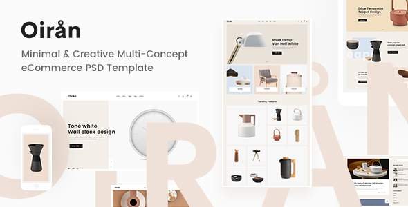 Oiran - Minimal & Creative Multi-Concept eCommerce PSD Template
       TFx Buck Emerson