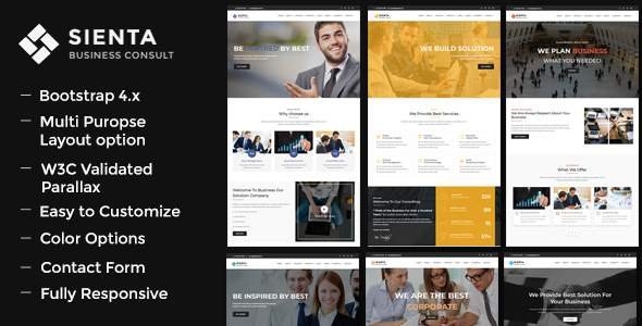 Sienta - Business Consulting and Corporate WP Theme
       TFx Gary Takuya