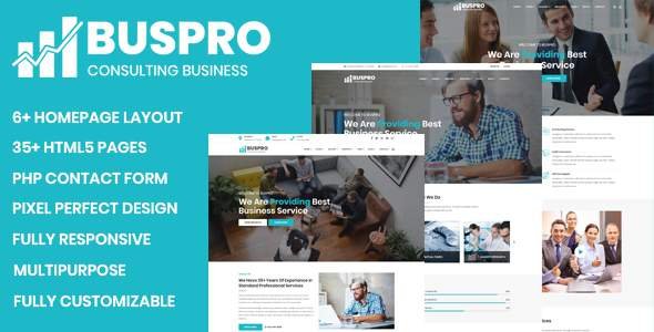 Buspro - Multipurpose Business and Corporate Template
       TFx Averill Redd