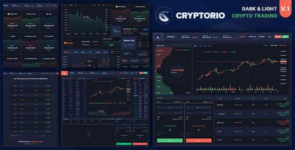 Cryptorio - Cryptocurrency Trading Dashboard HTML Template
       TFx Cullen Stacey