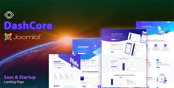 DashCore - SaaS, Startup & Software Joomla Template
       TFx Sheldon Adrian