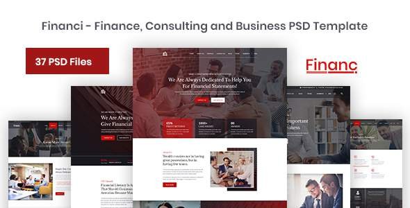 Financi - Finance, Consulting and Business PSD Template
       TFx Tranter Jaydon