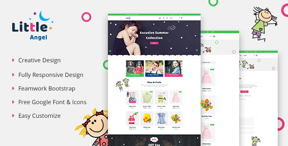 LittleAngel - Store eCommerce HTML5 Template
       TFx Nuka Rowland