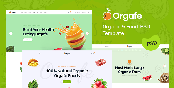 Orgafe - Organic PSD Template
       TFx Trafford Vinny