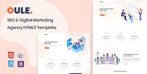 Oule - SEO and Digital Marketing Agency HTML Template
       TFx Tessouat Kade