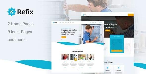 Refix - Fridge & Freezer Repair Company HTML Template
       TFx Takuma Ehecatl