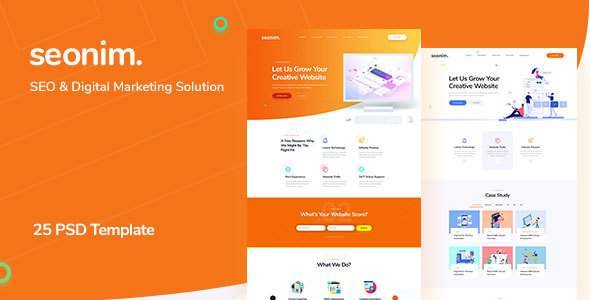 Seonim - SEO & Digital Marketing Agency PSD Template
       TFx Clancy Oliver
