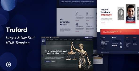Truford - Lawyer, Law Firm, Attorney Business HTML Template
       TFx Mathew Brand
