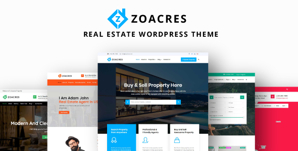 Zoacres - Real Estate WordPress Theme
       TFx Stafford Murphy
