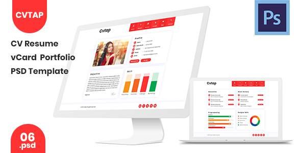 Cvtap - CV Resume Portfolio PSD Template
       TFx Norwood Alec