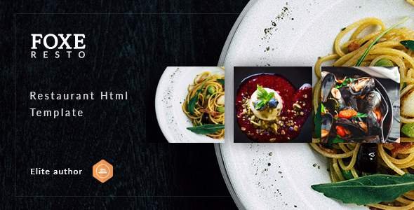 Foxeresto - Restaurant HTML Template
       TFx Deacon Andrew