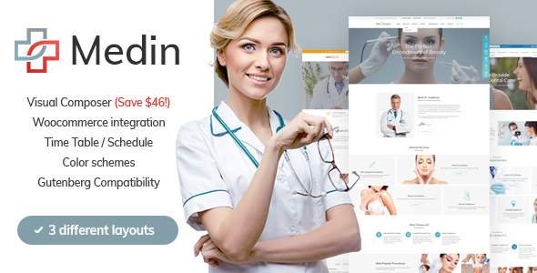 Medin - Medical Center WordPress Theme
       TFx Caedmon Zhirayr