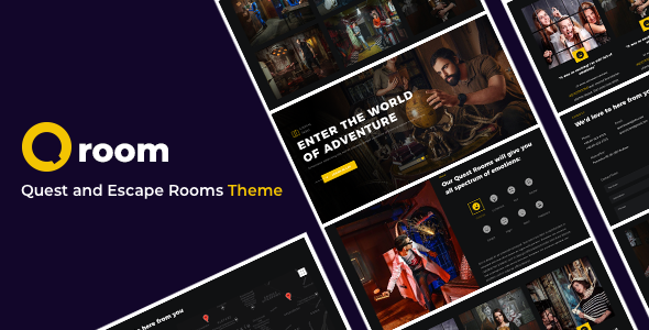Qroom - Quest and Escape Room WordPress
       TFx Bennett Phil