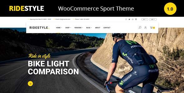 Ridestyle - Sport WooCommerce Theme
       TFx Jurou Eustace