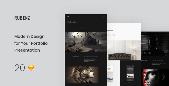 Rubenz – Multipurpose Portfolio Sketch Template
       TFx Zackery Damion