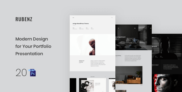 Rubenz – Multipurpose Portfolio PSD Template
       TFx Jo Steven