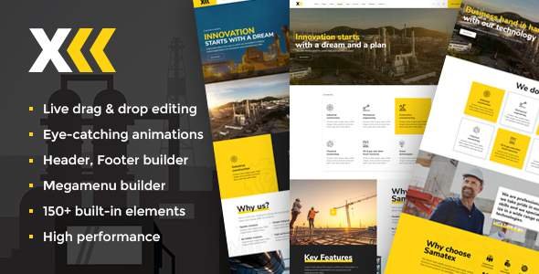 Samatex - Industrial WordPress Themes
       TFx Billie Putu