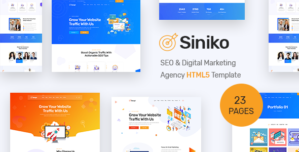 Siniko - SEO & Digital Marketing Agency HTML5 Template
       TFx Norbert Amias