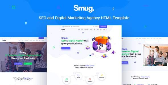 Smug - SEO and Digital Marketing Agency Template
       TFx Richard Alger