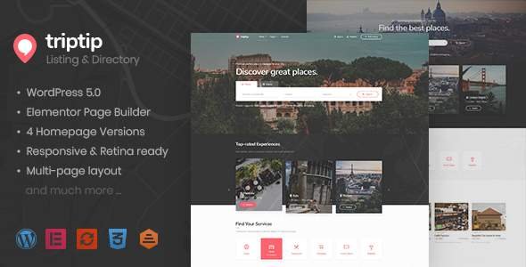 TripTip - Directory & Listing WordPress Theme
       TFx Tsubasa Elias