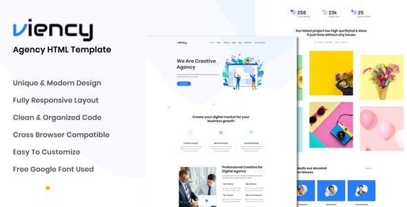 Viency - Agency HTML Template
       TFx Canute Trenton
