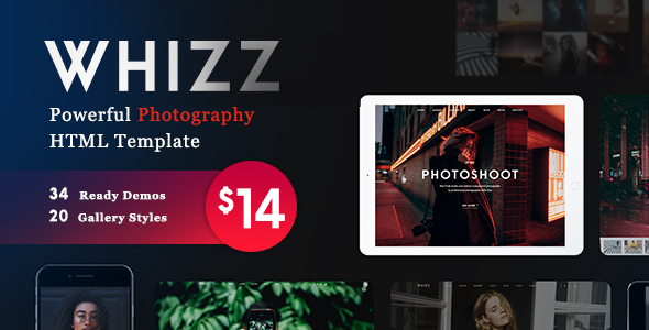 Whizz -  Photography HTML Template
       TFx Cochise Adolph