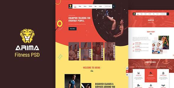 Arima | Fitness PSD Template
       TFx Sulaiman Duke
