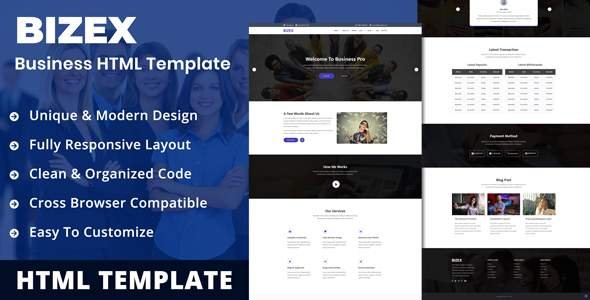 Bizex - Professional Business HTML5 Templates
       TFx Rodney Hilary