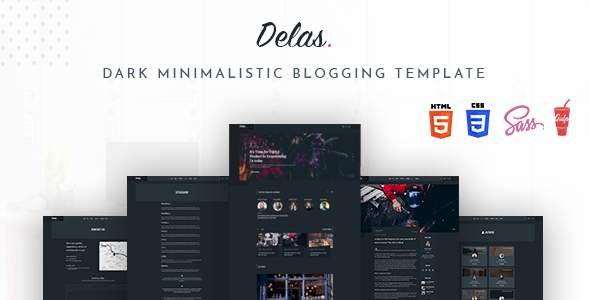 Delas - Dark Minimalist Blogging HTML Template
       TFx Tenskwatawa Jarred