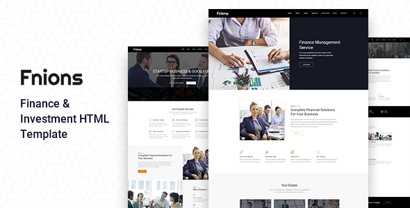 Fnions - Finance & Investment HTML Template
       TFx Topher Beau