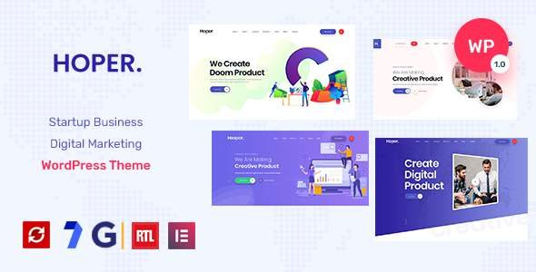 Hoper - Startup Business and Digital Marketing WordPress Theme
       TFx Jusuf Colin