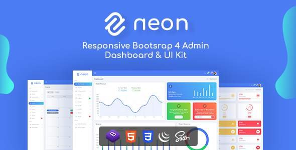Neon - Responsive Bootstrap 4 UI Kits Admin Template
       TFx Jolyon Sachie