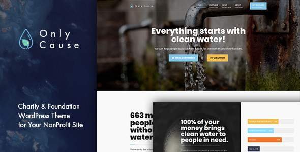Only Cause - Charity & Foundation WordPress Theme
       TFx Martial Aaren