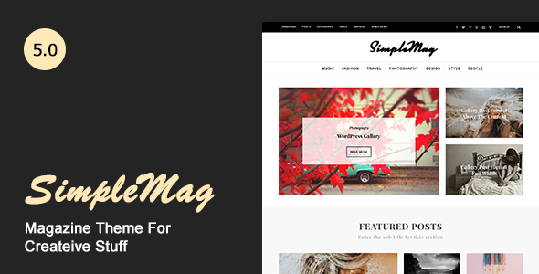 SimpleMag - Magazine theme for creative stuff
       TFx Stanford Omar