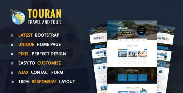 Touran - Tour and travel HTML5 template
       TFx Roscoe Willis