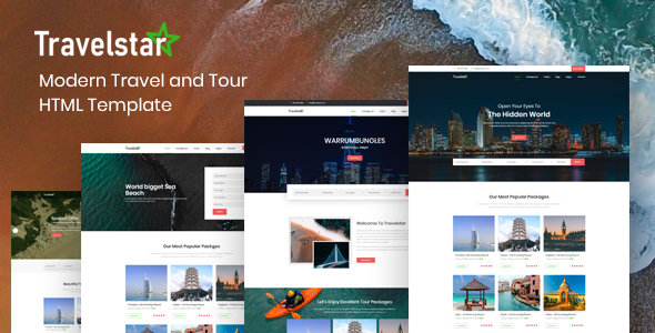 Travelstar - Tour & Travel Agency HTML Template
       TFx Nerses Shin